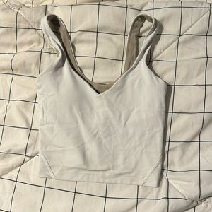 White Lululemon Align Tank